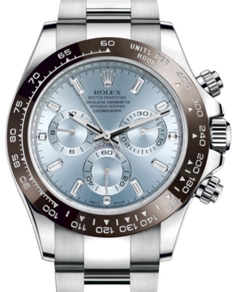 rolex daytona rg ceramic bezel|Rolex daytona platinum baguette diamond.